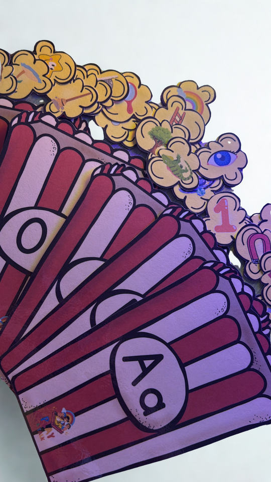 Popcorn de las vocales