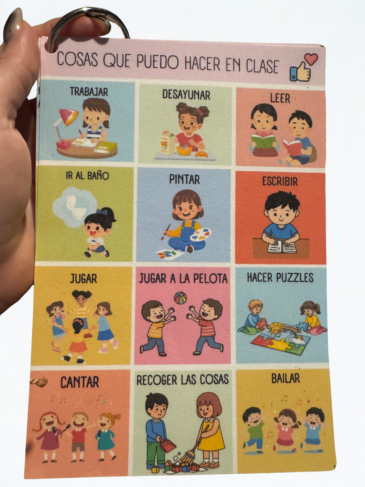 Llavero Educativo – Normas en el Salón de Clases